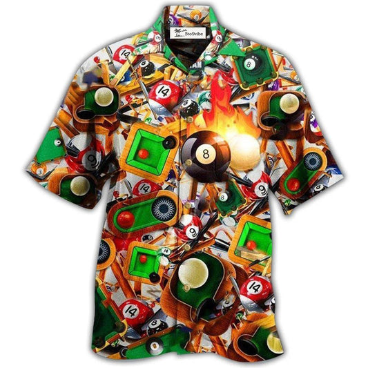 Hawaiian Shirt / Adults / S Billiard Make Your Own Luck - Hawaiian Shirt 
