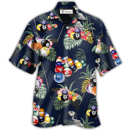 Hawaiian Shirt / Adults / S Billiard Tropical Leaf Style - Hawaiian Shirt 