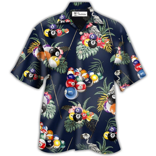 Hawaiian Shirt / Adults / S Billiard Tropical Leaf Style - Hawaiian Shirt 