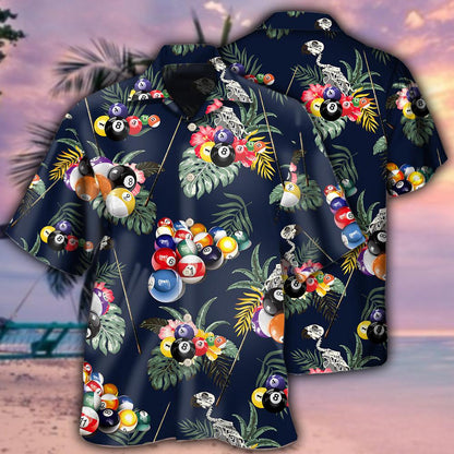 Billiard Tropical Leaf Style - Hawaiian Shirt 