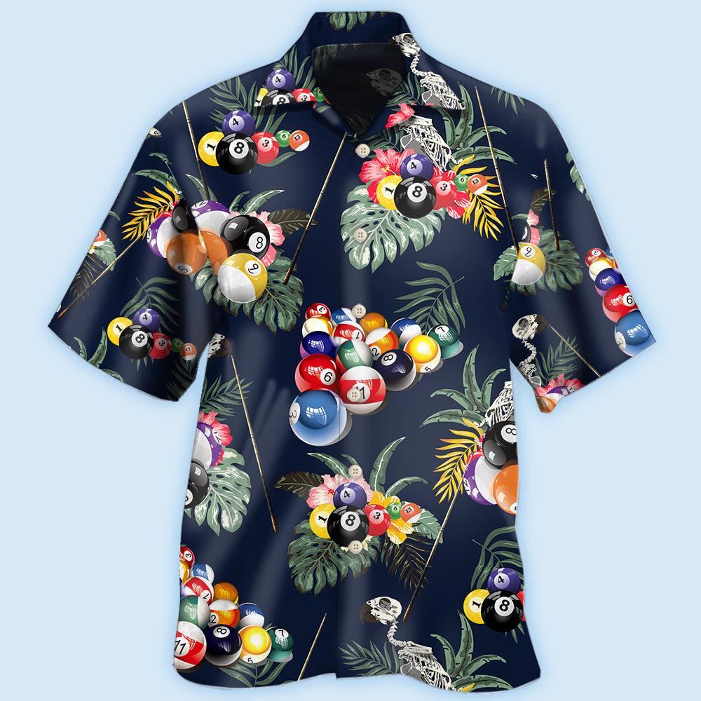 Billiard Tropical Leaf Style - Hawaiian Shirt 