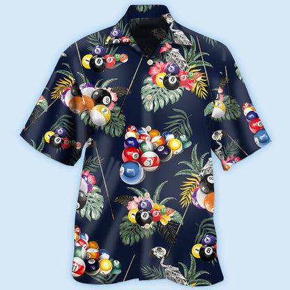 Billiard Tropical Leaf Style - Hawaiian Shirt 