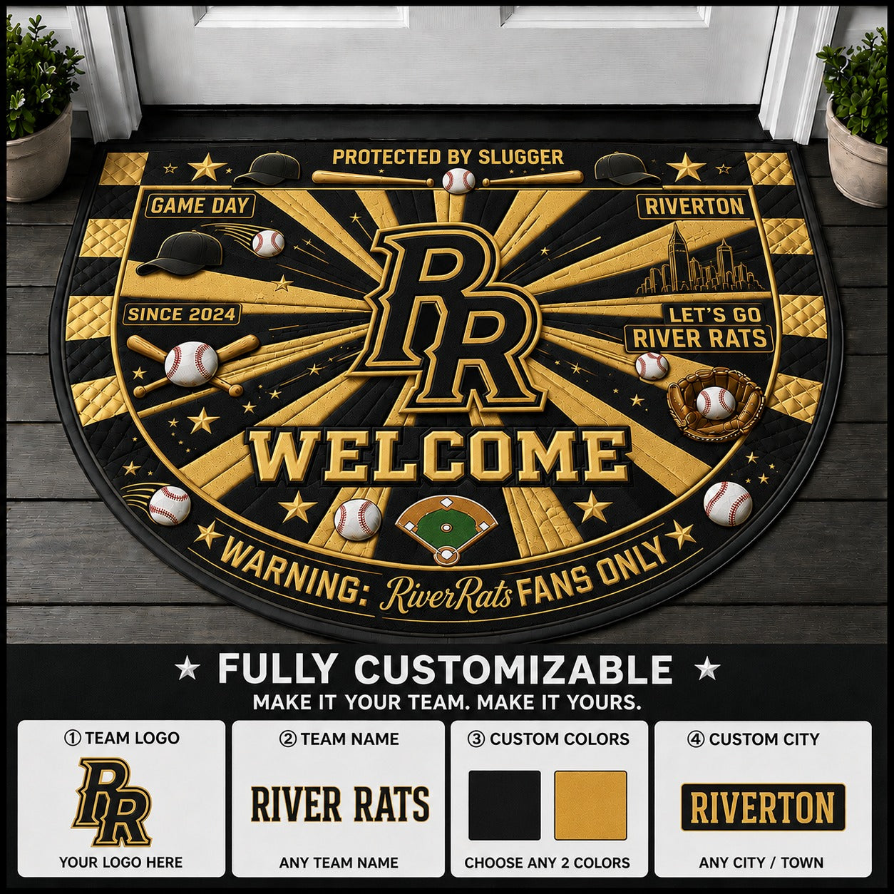 Black / Gold