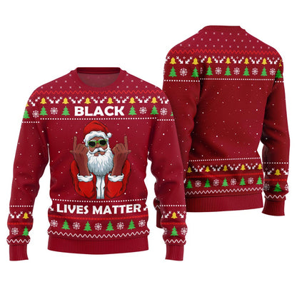 Black Lives Matter Ugly Christmas Sweater