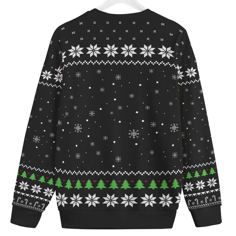 Black Santa Barry Wood Big And Tall Ugly Christmas Sweater