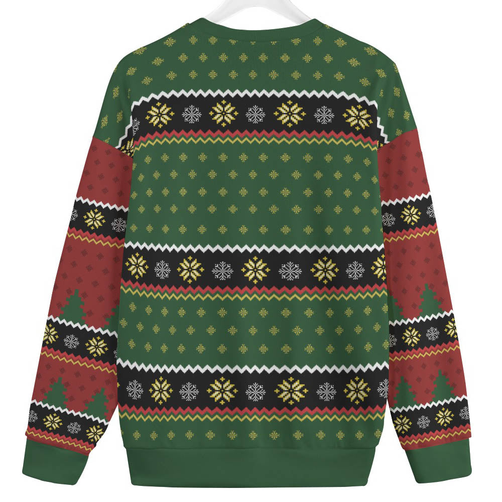 Black Santa Claus Men Big And Tall Christmas Sweater
