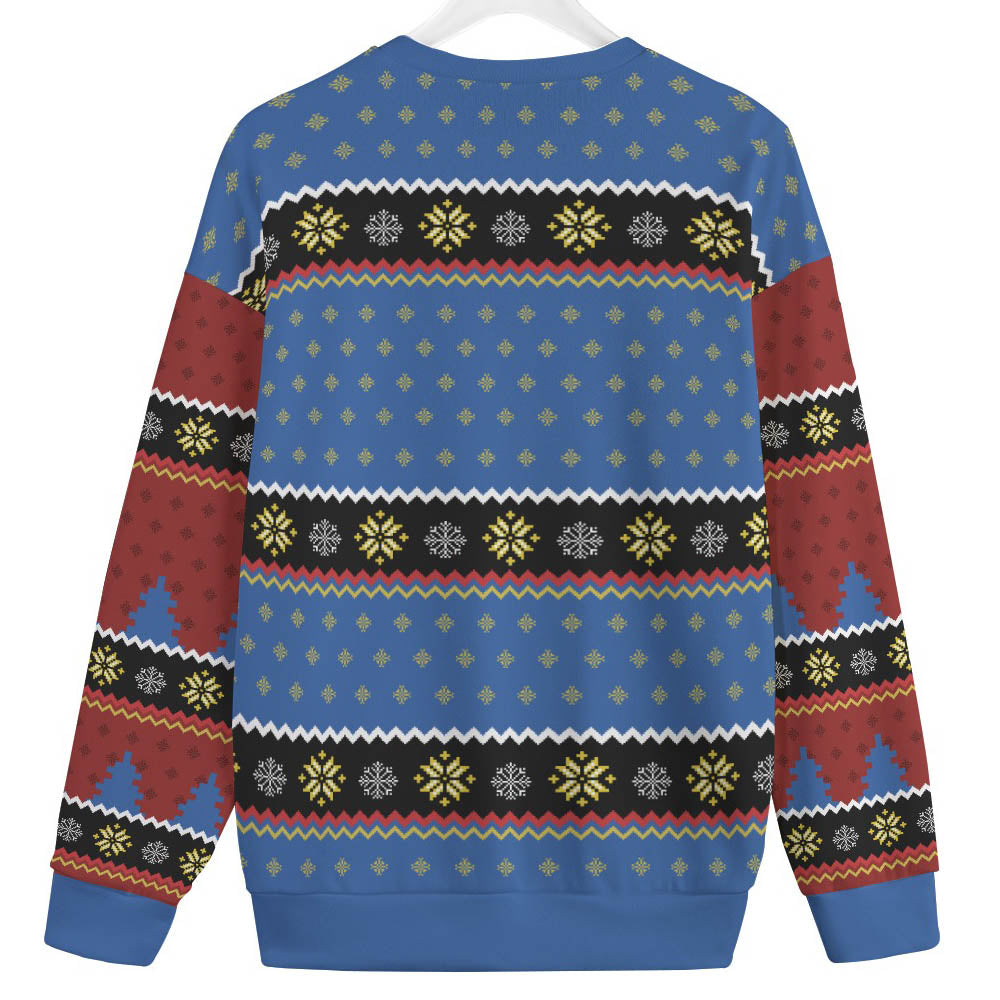 Black Santa Claus Men Big And Tall Christmas Sweater