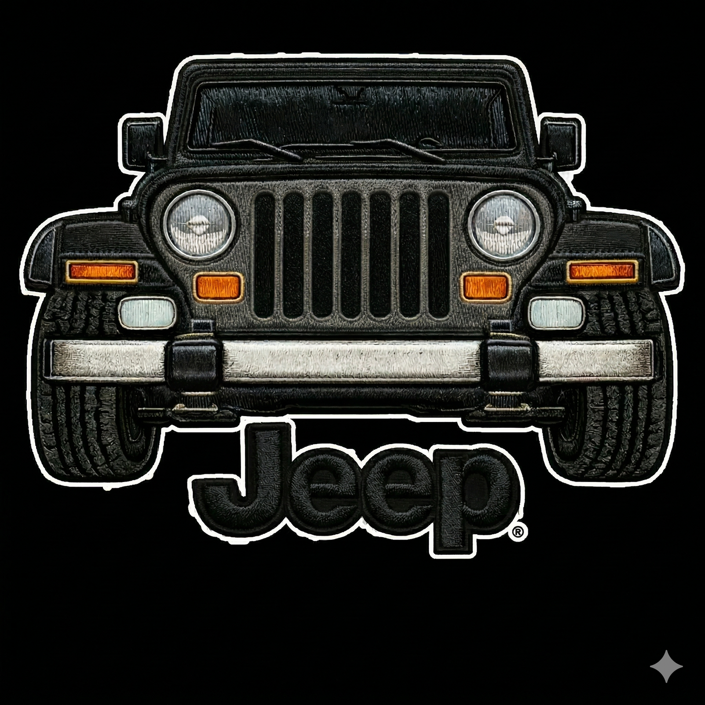 Sudadera prémium unisex Jeep bordada con cremallera de cuarto, suéter con cremallera de cuarto inspirado