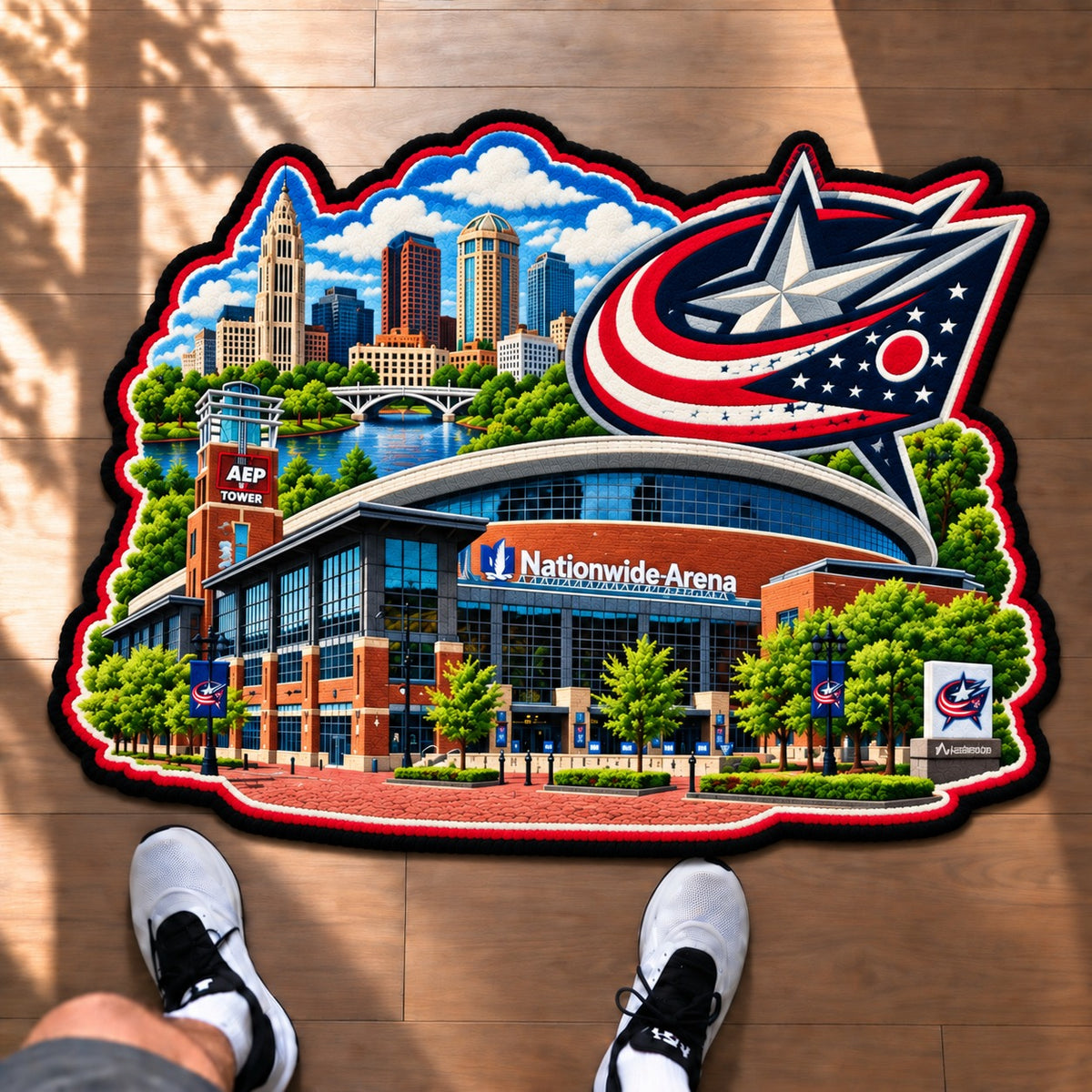 Alfombra personalizada de bienvenida premium de equipo de la MLB – Felpudo de béisbol personalizado