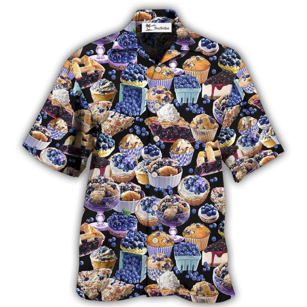 Hawaiian Shirt / Adults / S Baking Blueberry Cupcake Baking Lover - Hawaiian Shirt 