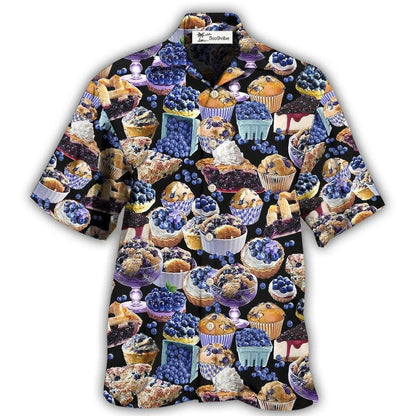 Hawaiian Shirt / Adults / S Baking Blueberry Cupcake Baking Lover - Hawaiian Shirt 