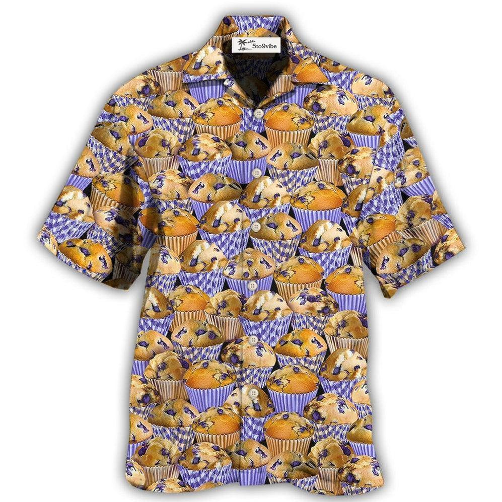 Hawaiian Shirt / Adults / S Cake Loves Baking Yummy Blueberry Cake - Hawaiian Shirt 