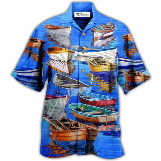 Hawaiian Shirt / Adults / S Boat Life Is Better On The Boat Blue - Hawaiian Shirt 