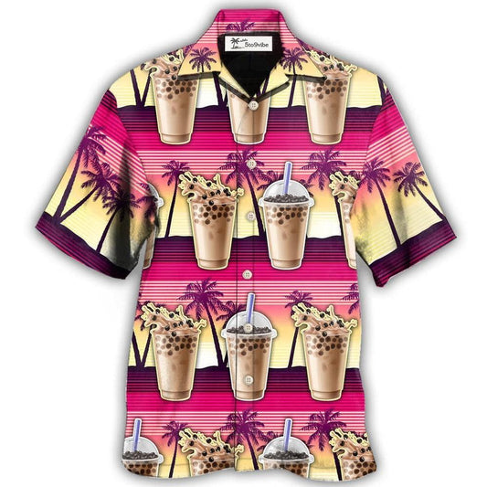 Hawaiian Shirt / Adults / S Boba Milk Tea Welcome To Summer - Hawaiian Shirt 