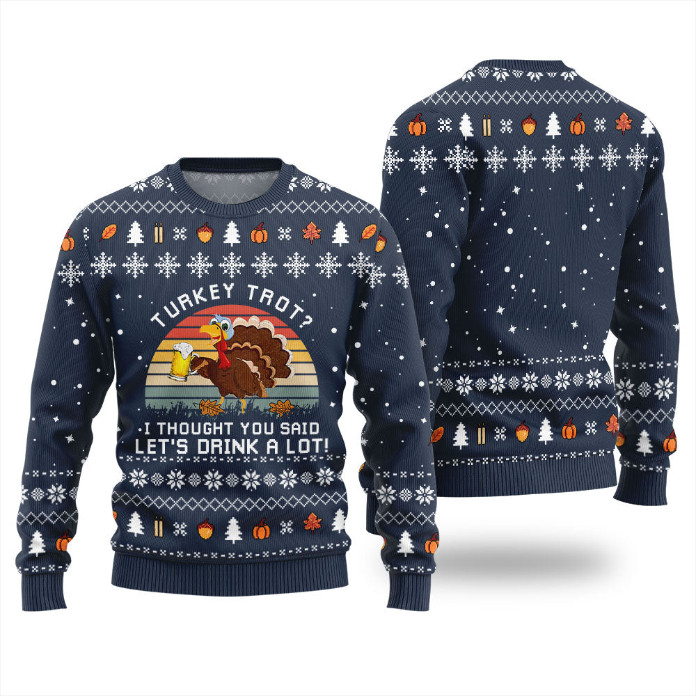 Bold Thanksgiving Ugly Sweater for Party Lovers