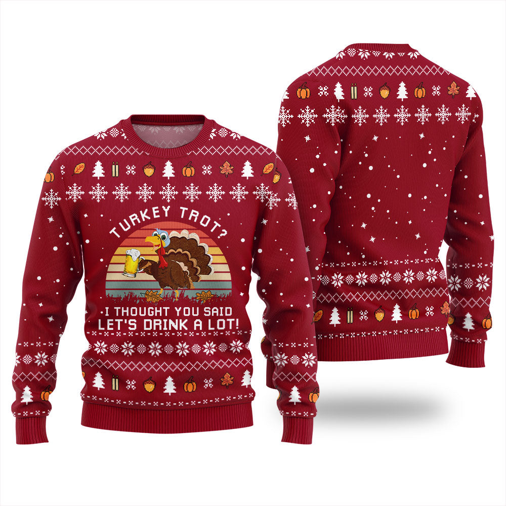 Bold Thanksgiving Ugly Sweater for Party Lovers