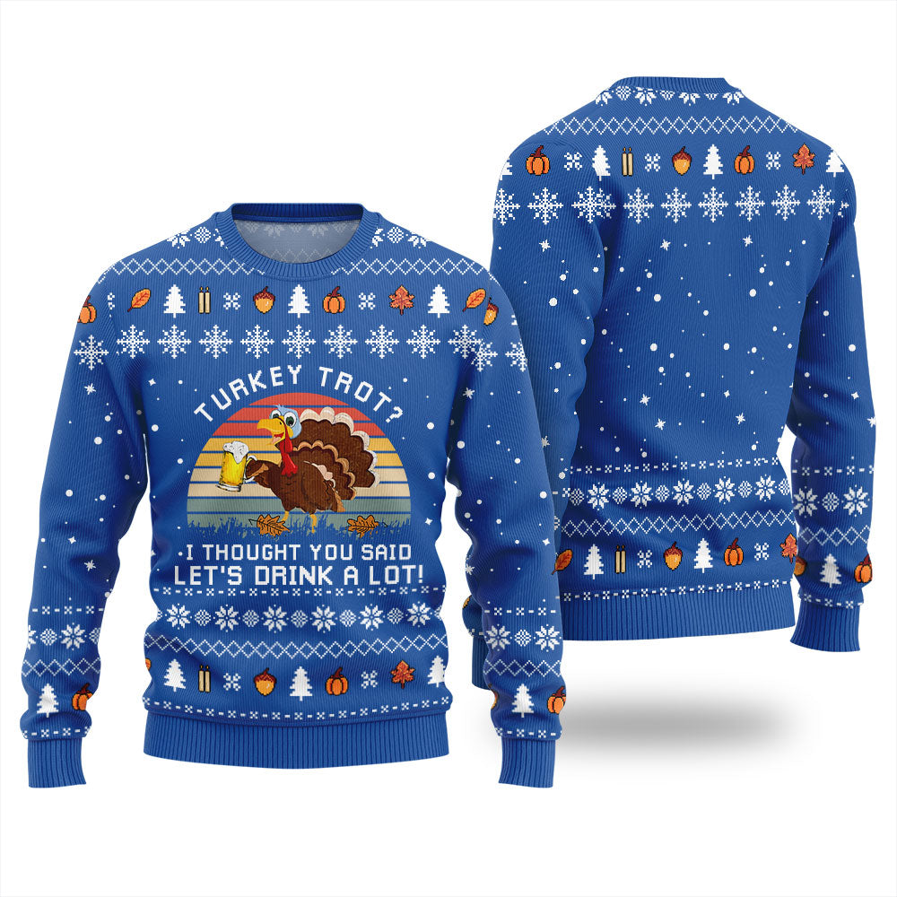 Bold Thanksgiving Ugly Sweater for Party Lovers