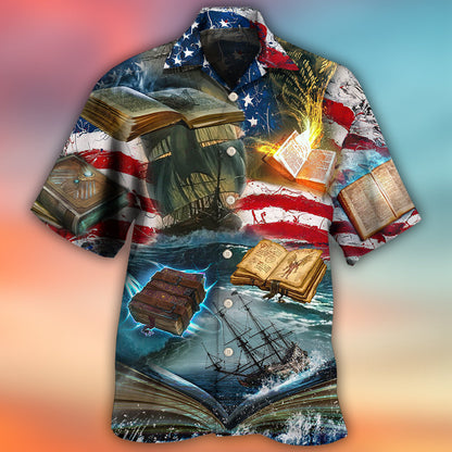 Book Independence Day - Hawaiian Shirt 