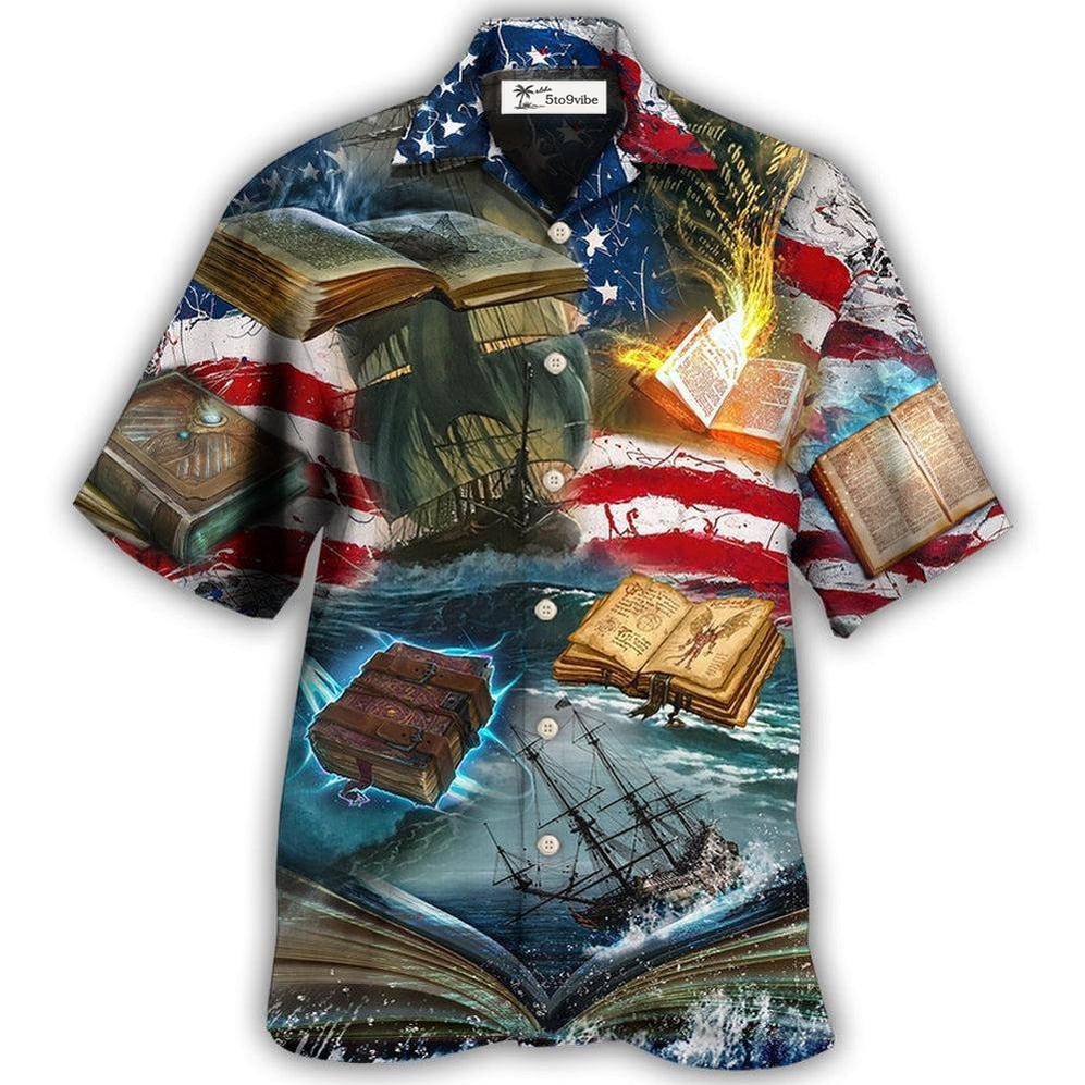 Hawaiian Shirt / Adults / S Book Independence Day - Hawaiian Shirt 