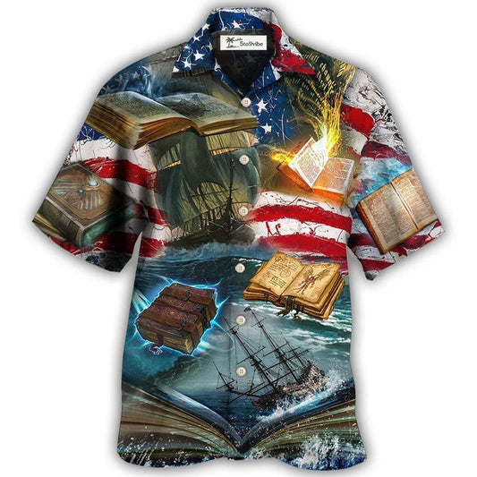Hawaiian Shirt / Adults / S Book Independence Day - Hawaiian Shirt 