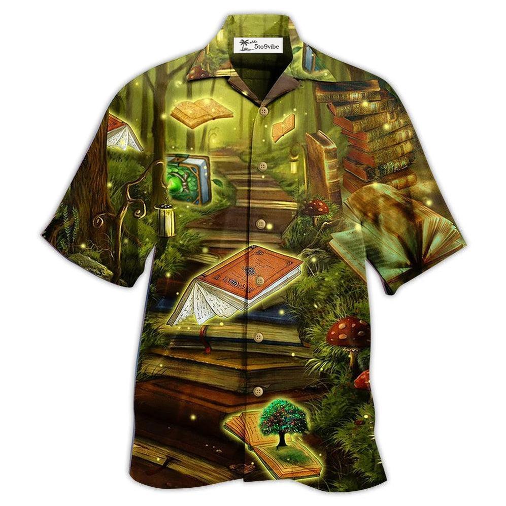 Hawaiian Shirt / Adults / S Book Magic Fly Mysterious World - Hawaiian Shirt 