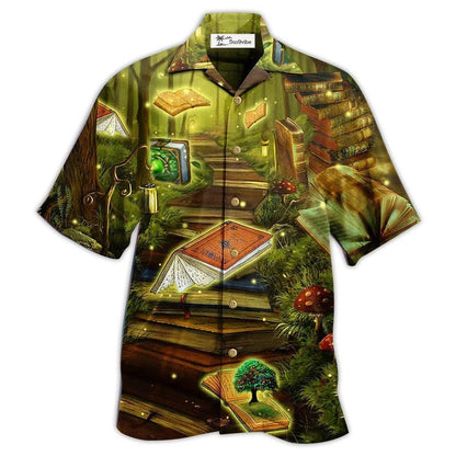 Hawaiian Shirt / Adults / S Book Magic Fly Mysterious World - Hawaiian Shirt 
