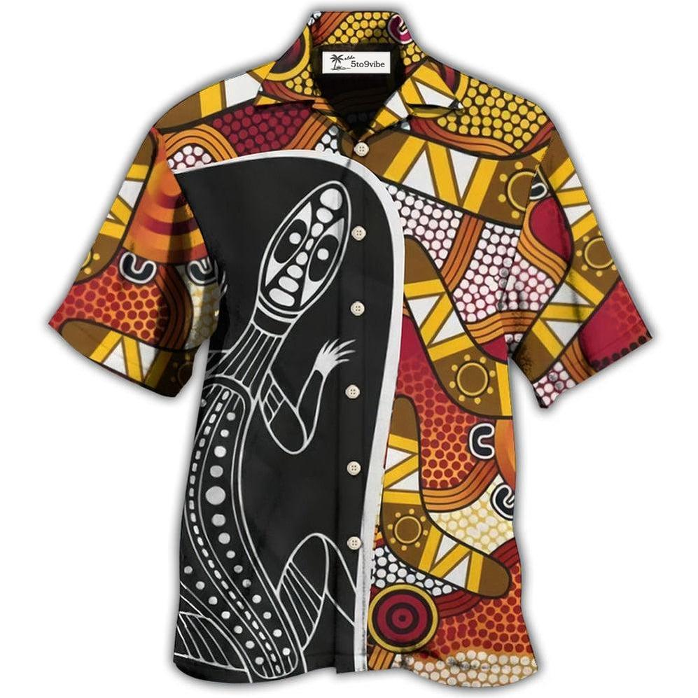 Hawaiian Shirt / Adults / S Lizard Boomerang Style - Hawaiian Shirt 