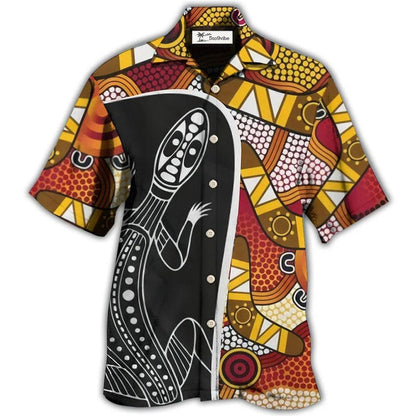 Hawaiian Shirt / Adults / S Lizard Boomerang Style - Hawaiian Shirt 