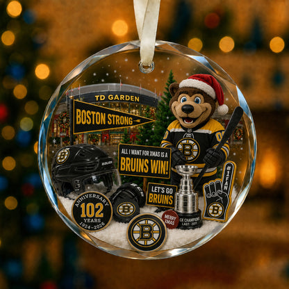 All Hockey Teams Christmas Glass Ornament With Gift Box Trending - 5to9vibe