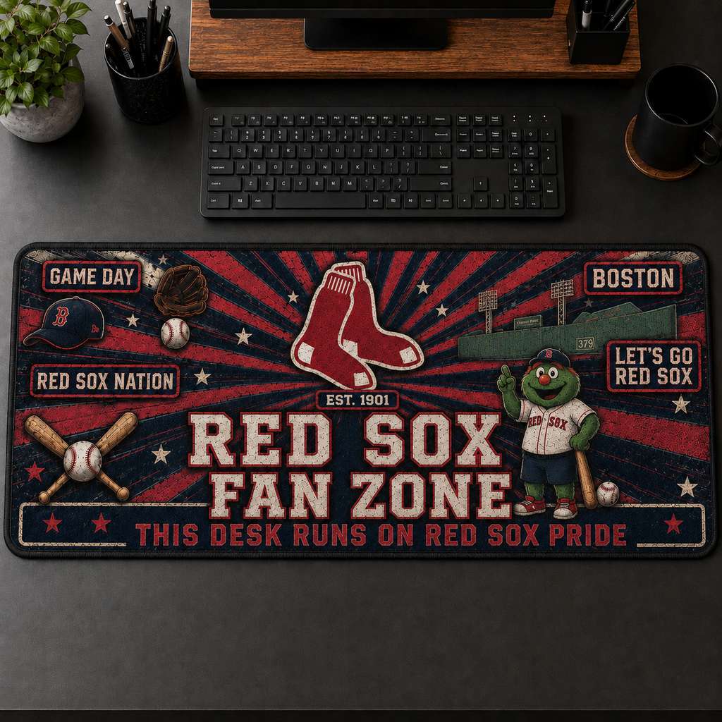 All Baseball Fan Zone Desk Mat For Baseball Fans Gift Mouse Pad Plus Size - 5to9vibe