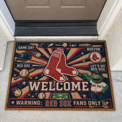 Baseball All Teams Welcome Coir Doormat Print Premium Welcome Mat – Personalized Baseball Coir Doormat