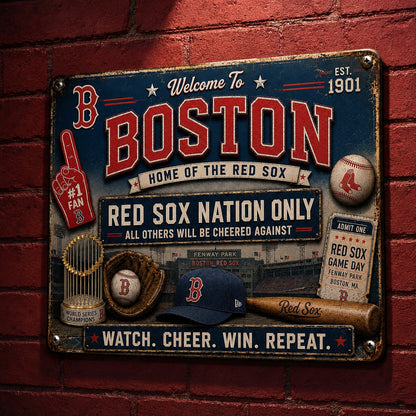 All Baseball Fans Teams Only Vintage Metal Sign - 5to9vibe