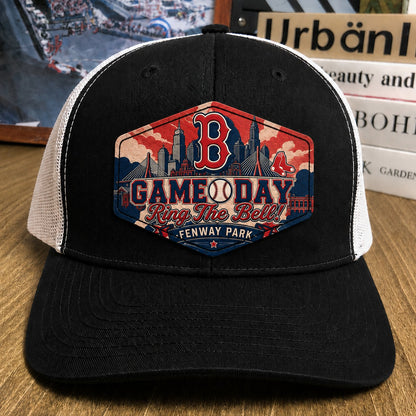 All Teams Baseball Game Day Leather Patch Premium Mesh Snap Back Cap | Trucker Cap