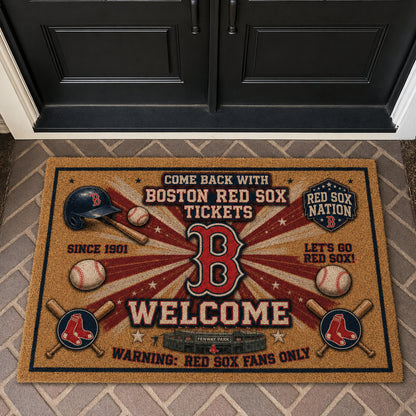 Alfombra personalizada de bienvenida premium de equipo de la MLB – Felpudo de béisbol personalizado