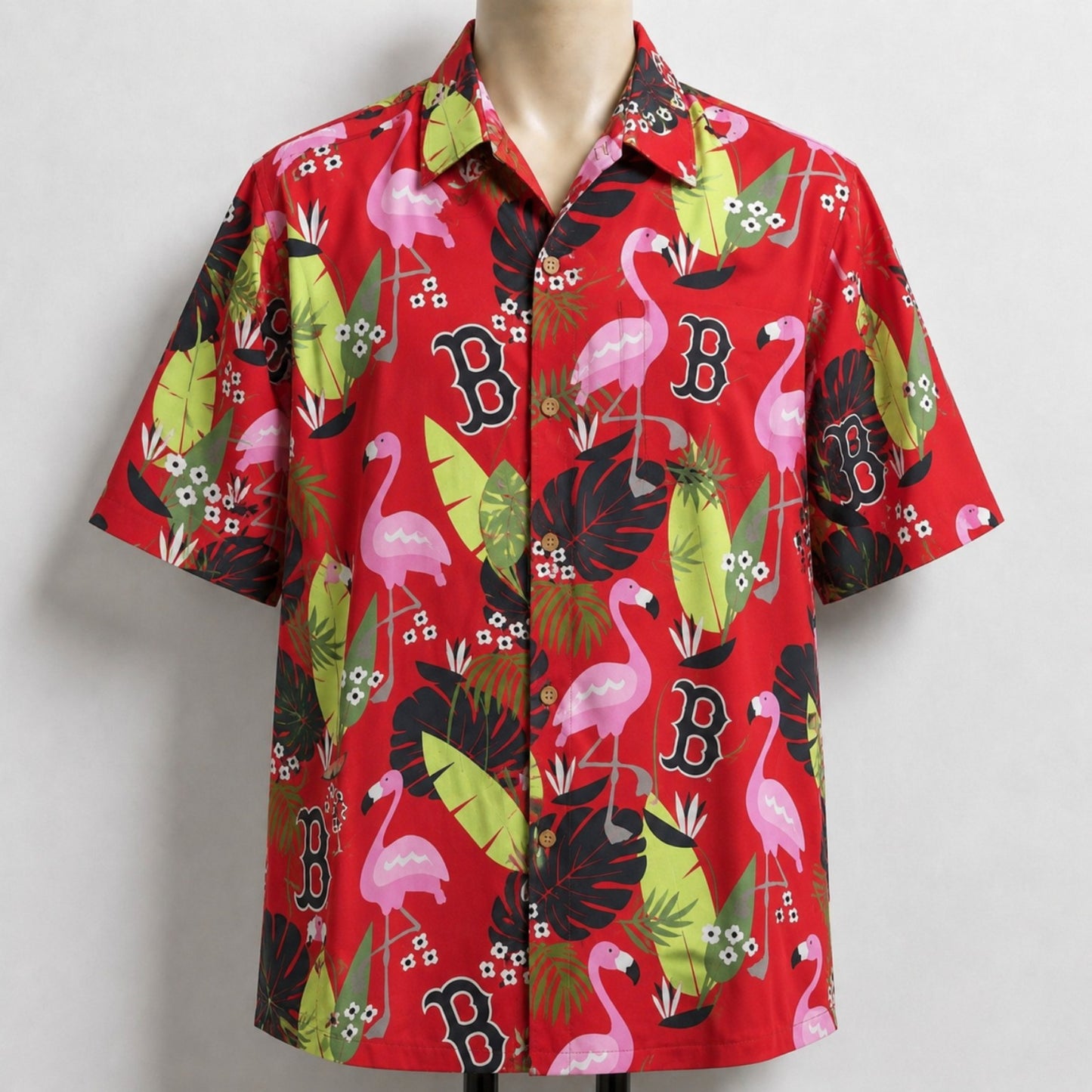All Baseball Teams Flamingo Hawaiian Shirt | Tropical Baseball Button Up Unisex Hawaiian Shirt For Men and Women