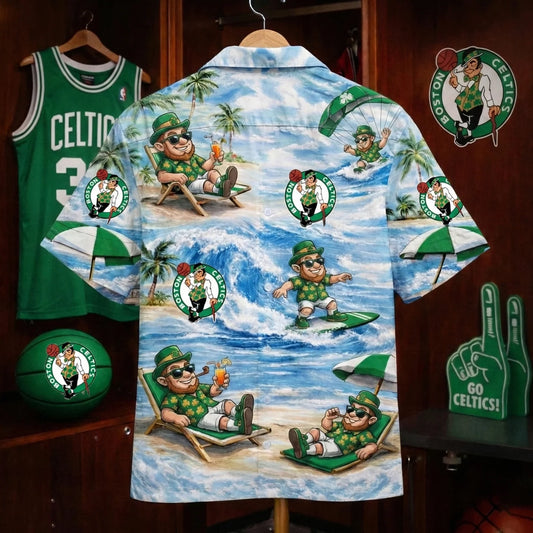 BC Basketball Mascot Beach Viber Unisex Hawaiian Shirt For Men & Women