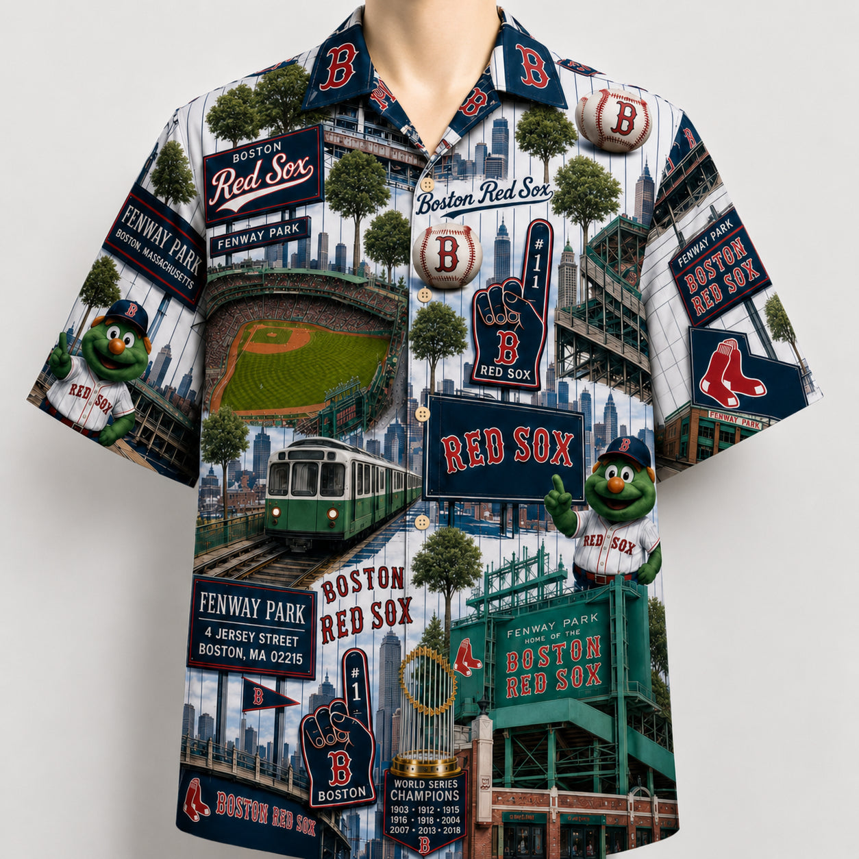 All Baseball Teams Iconic 2 Moments Aloha Shirt for Baseball Fans Button-Up Unisex Hawaiian Shirt For Men and Women