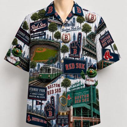 All Baseball Teams Iconic 2 Moments Aloha Shirt for Baseball Fans Button-Up Unisex Hawaiian Shirt For Men and Women