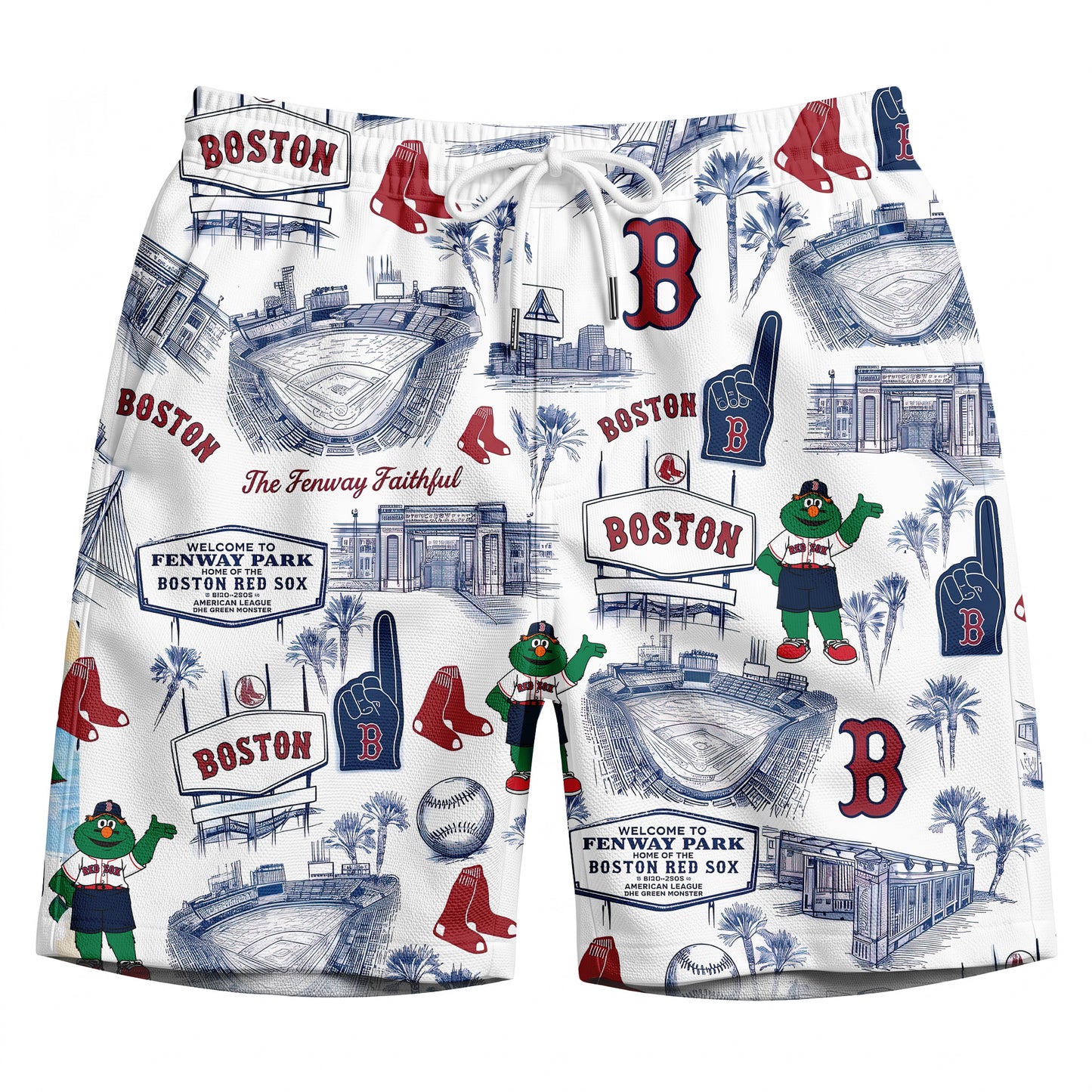 LAD Baseball Stadium SGA Blue Vibe Unisex Hawaiian Shirt