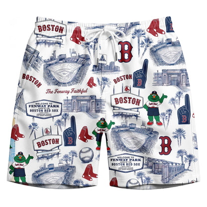 LAD Baseball Stadium SGA Blue Vibe Unisex Hawaiian Shirt