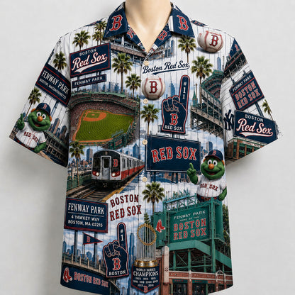 All Baseball Teams Iconic Moments Aloha Shirt for Baseball Fans Button-Up Unisex Hawaiian Shirt For Men and Women