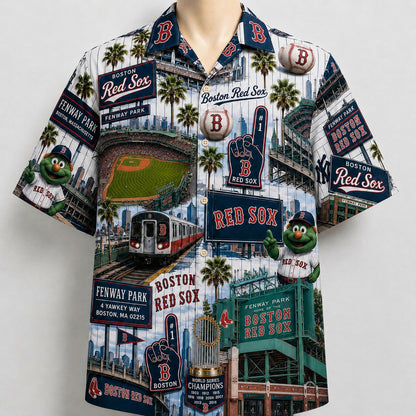 All Baseball Teams Iconic Moments Aloha Shirt for Baseball Fans Button-Up Unisex Hawaiian Shirt For Men and Women