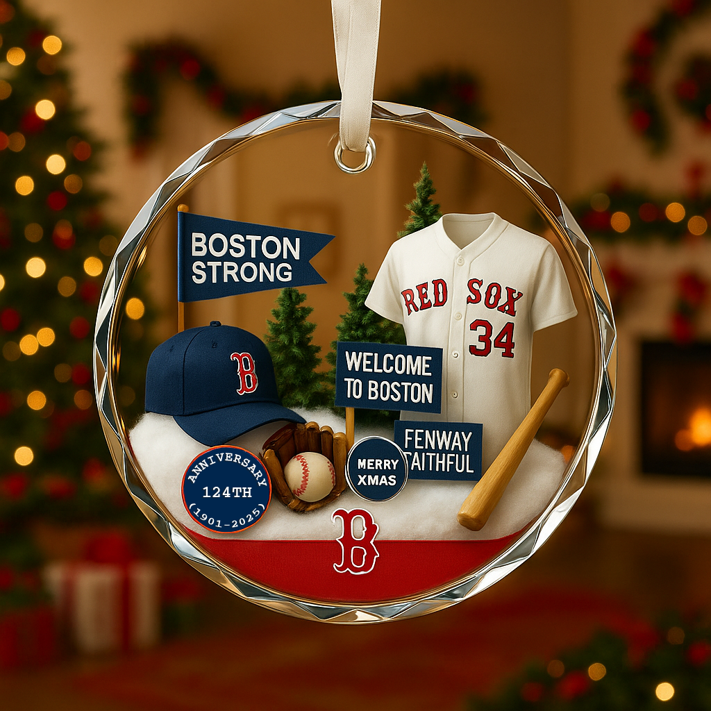 Baseball Glass Ornament 3 With Gift Box Christmas Baseball Team - Glass Ornament-Glass Ornament-5TO9VIBE