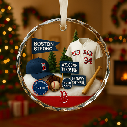 Baseball Glass Ornament 3 With Gift Box Christmas Baseball Team - Glass Ornament-Glass Ornament-5TO9VIBE