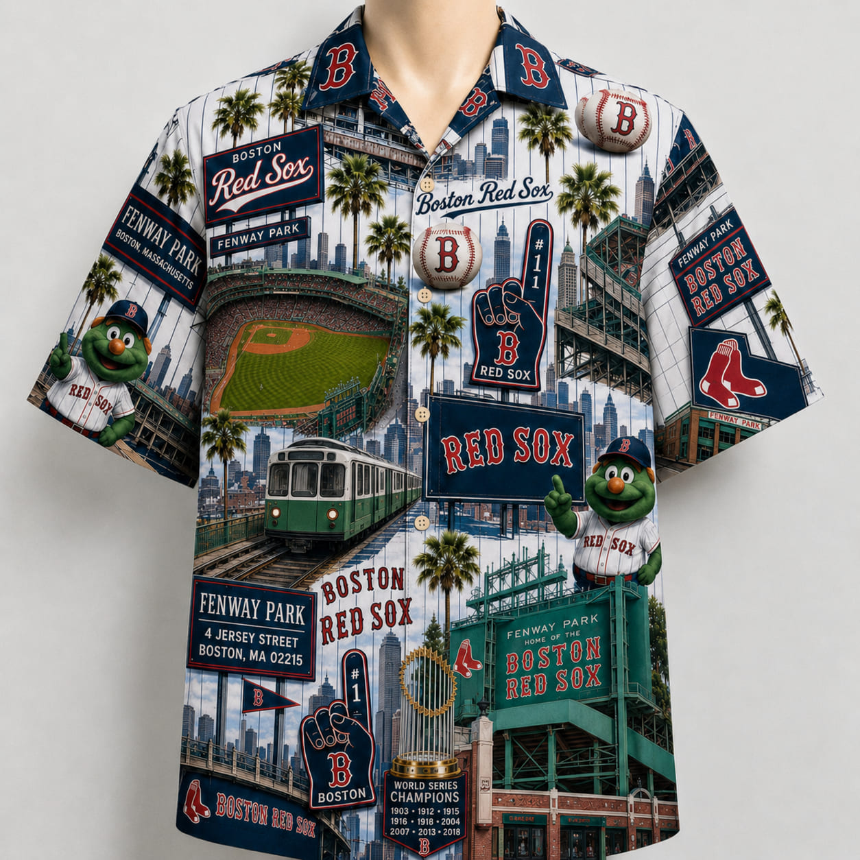 All Baseball Teams Iconic 2 Moments Aloha Shirt for Baseball Fans Button-Up Unisex Hawaiian Shirt For Men and Women