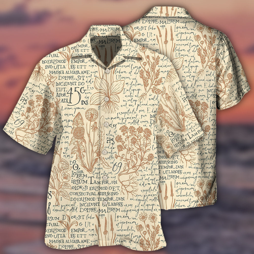 Botany Writing - Hawaiian Shirt 