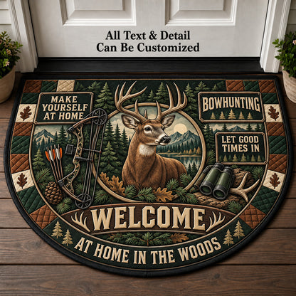 Bowhunting Personalized Half Round Mat | 5To9Vibe