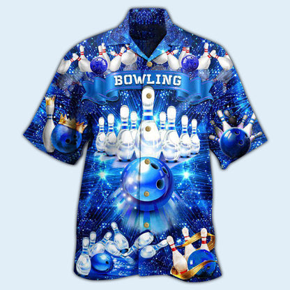 Bowling Is The Best Part Of My Day Blue Style - Hawaiian Shirt 