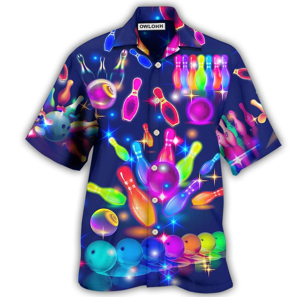 Hawaiian Shirt / Adults / S Bowling Neon Style - Hawaiian Shirt 