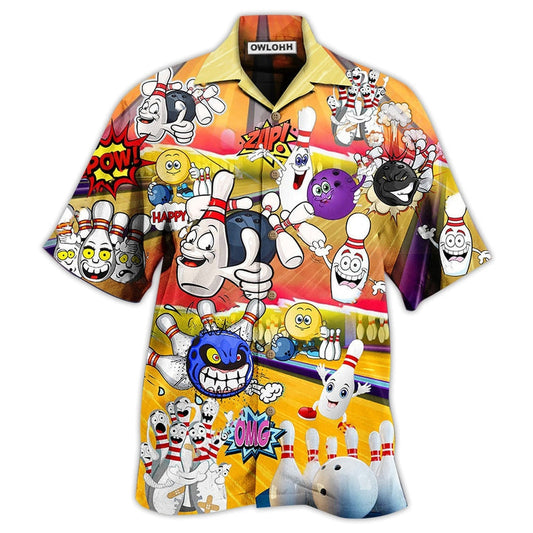 Hawaiian Shirt / Adults / S Bowling Split Happens Bowling Ping - Hawaiian Shirt 